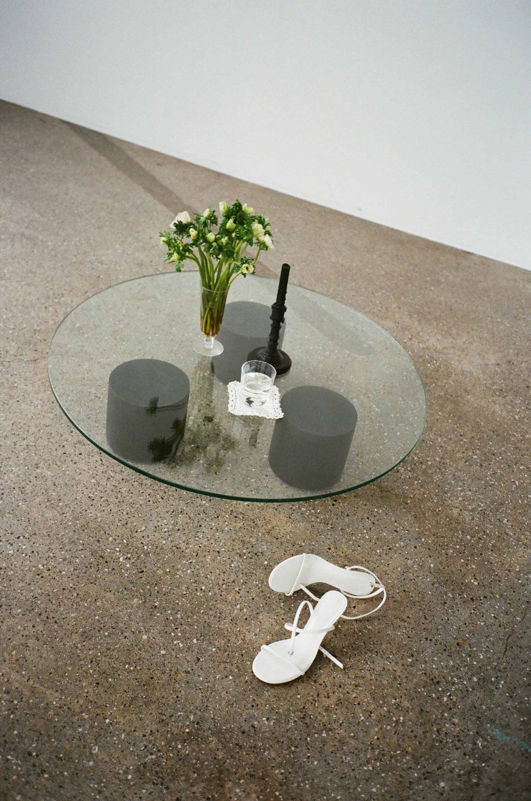 Table basse en verre Carmene