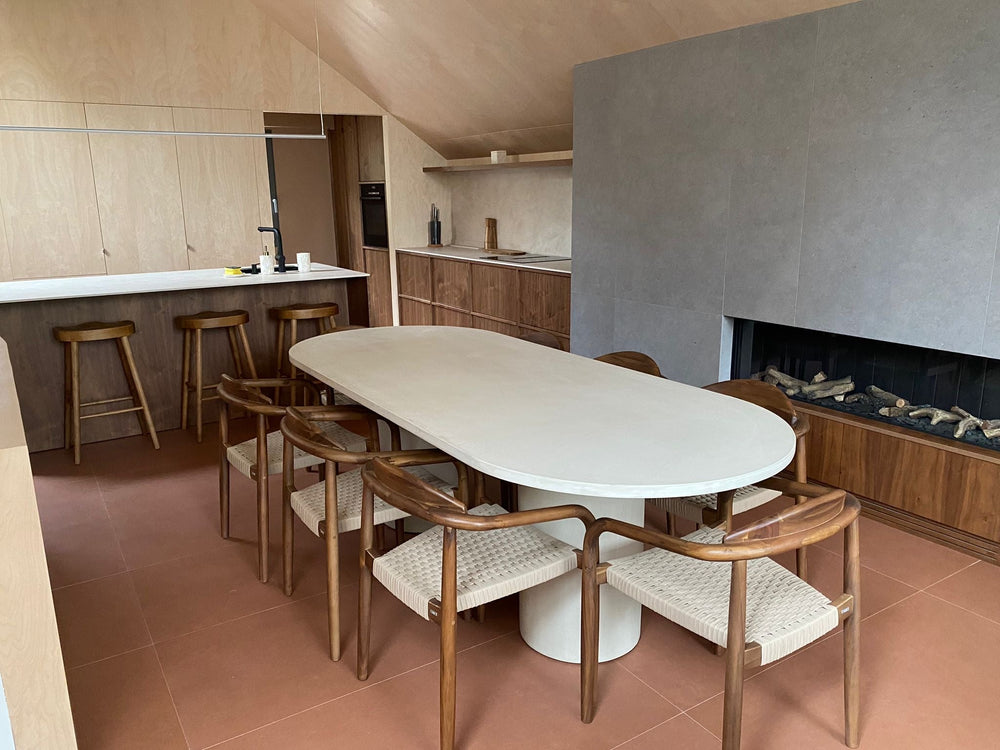 How Microcement Tables Are Made — From MDF to Finished Surface