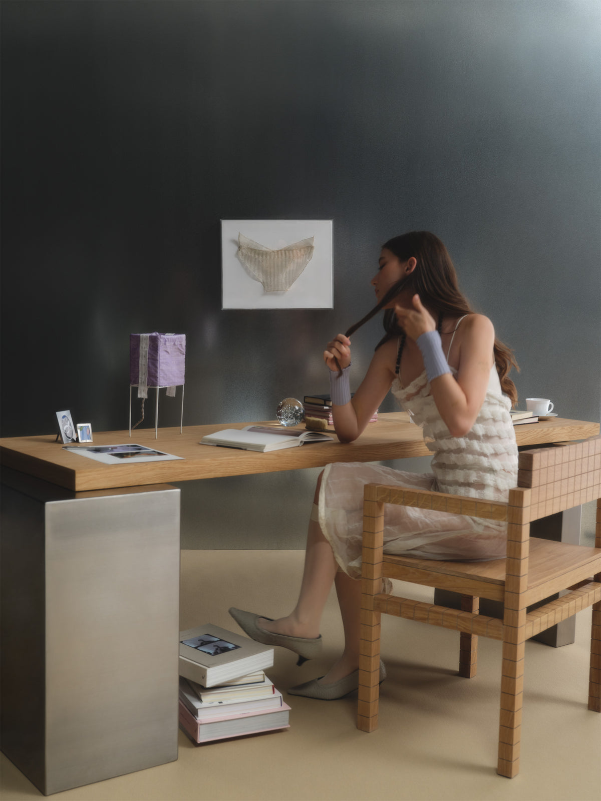 Mesa de estudio Canoa