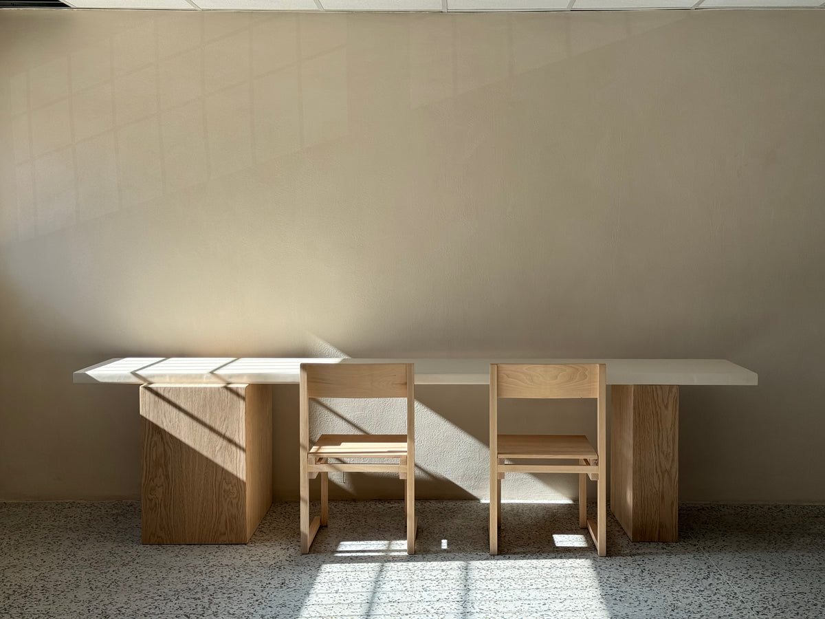 Mesa de estudio Canoa