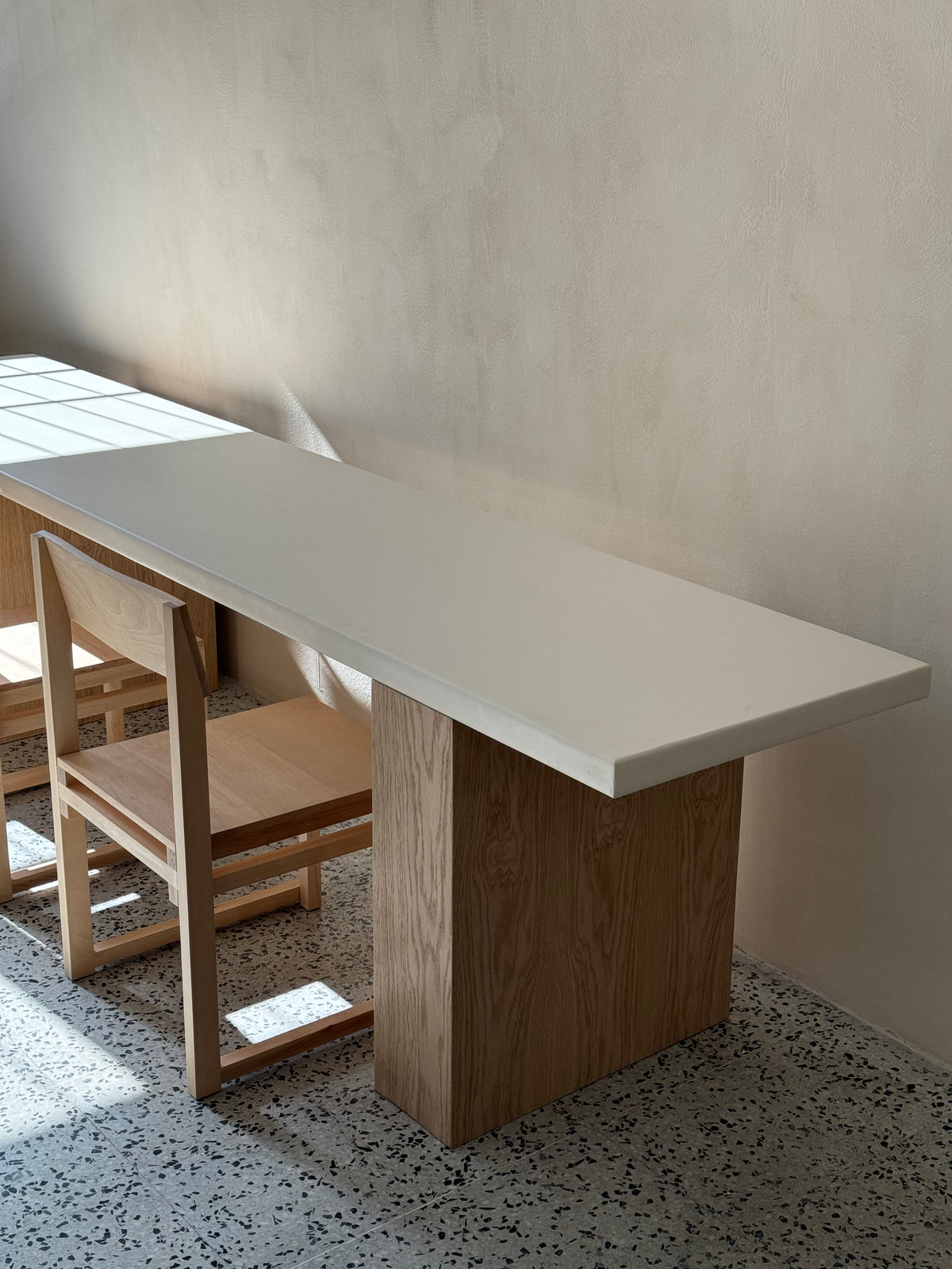 Mesa de estudio Canoa