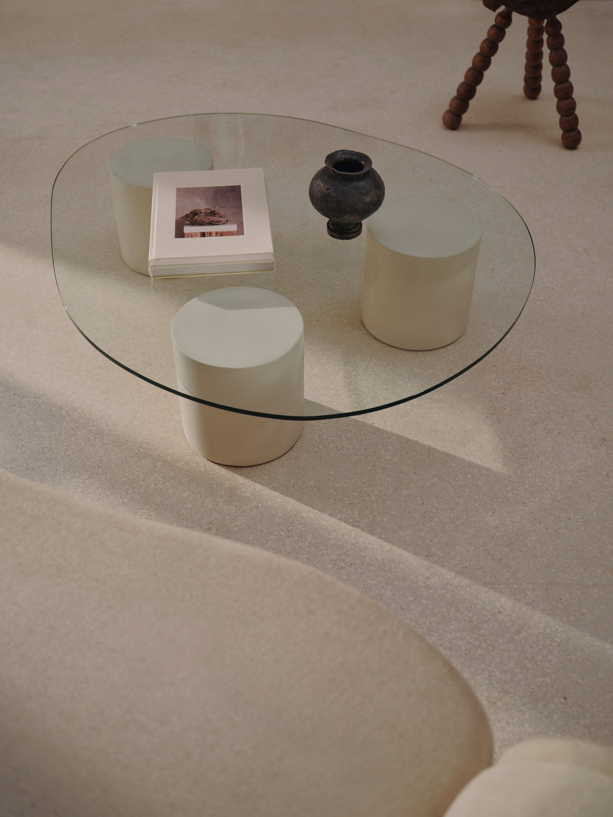 Mattia glass coffee table