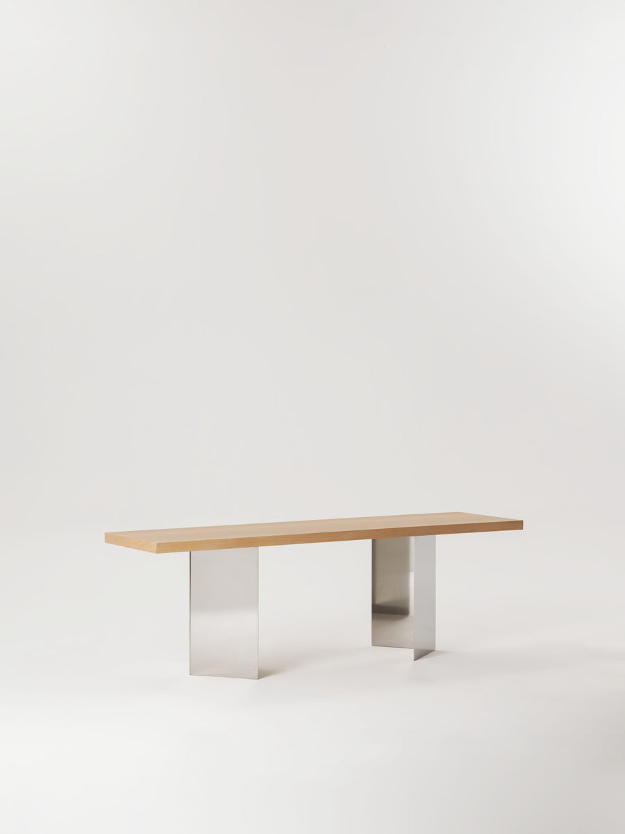 Mesa de comedor Bellini de microcemento, detalle del acabado — Marlot Baus