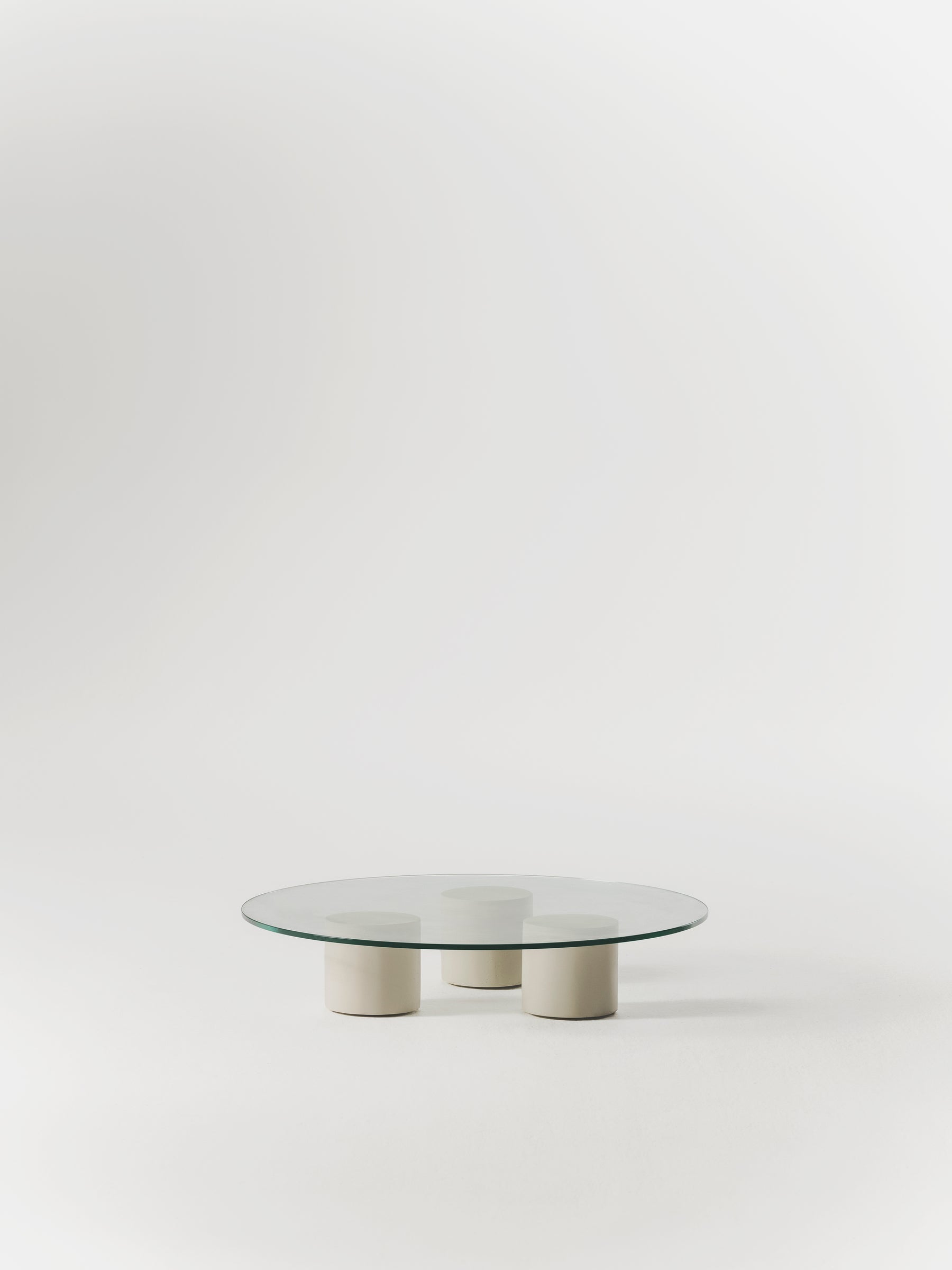 Carmene glass coffee table