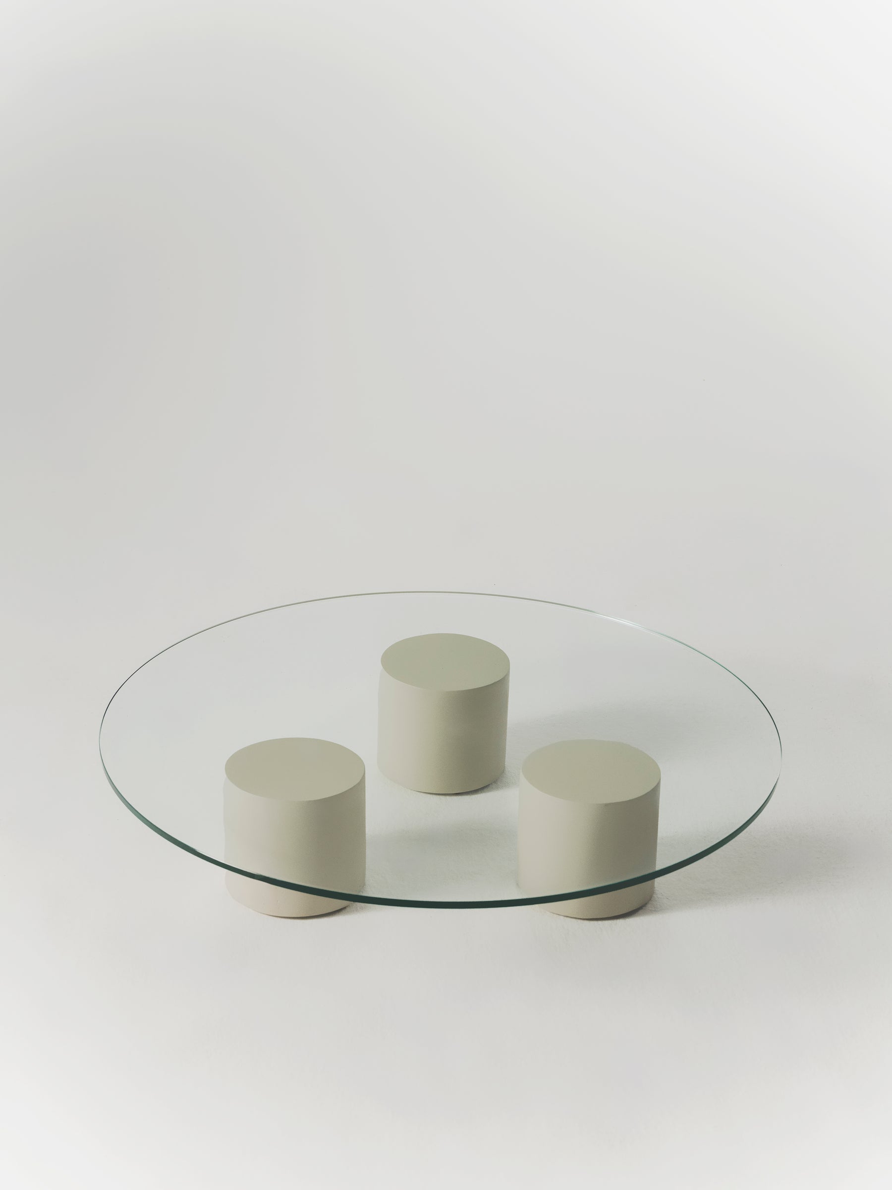 Carmene glass coffee table