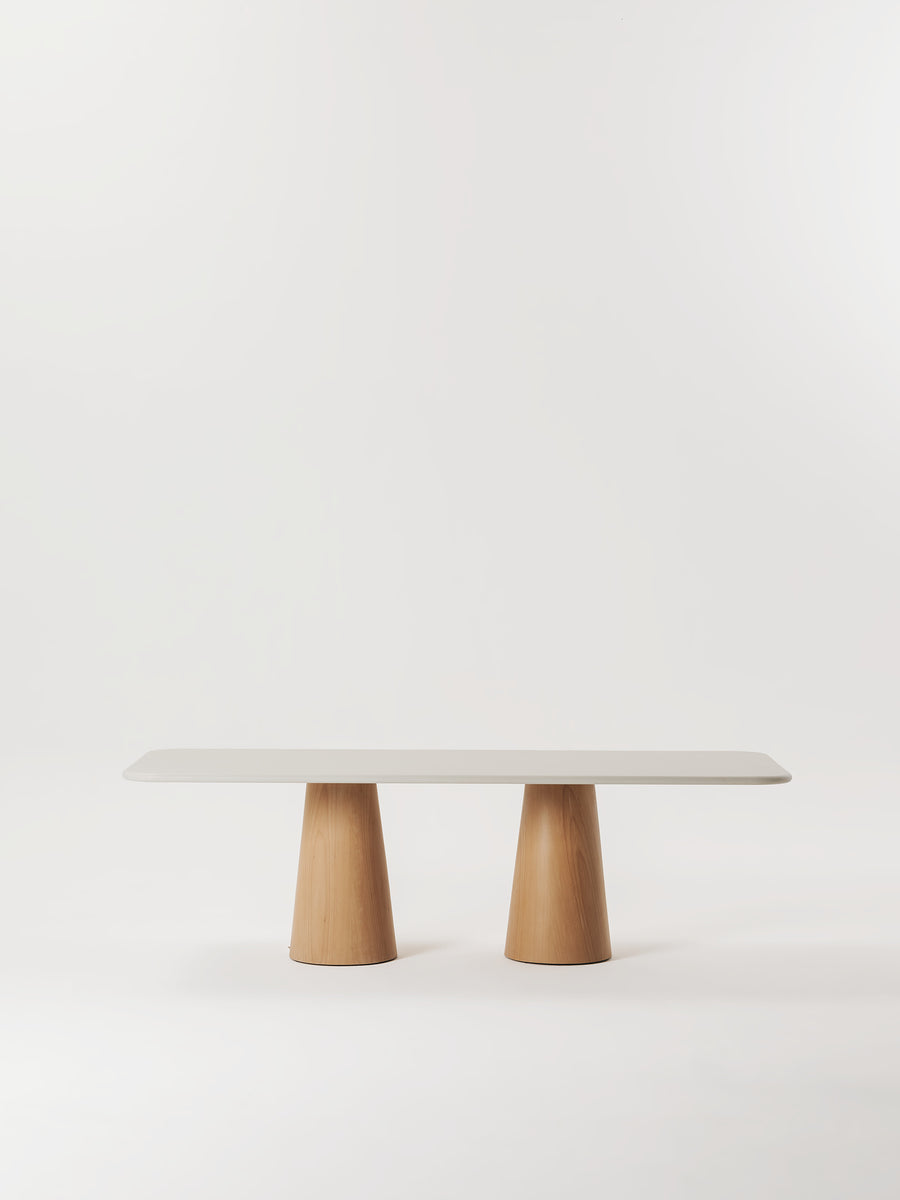 Table à manger Melna ronde en bois