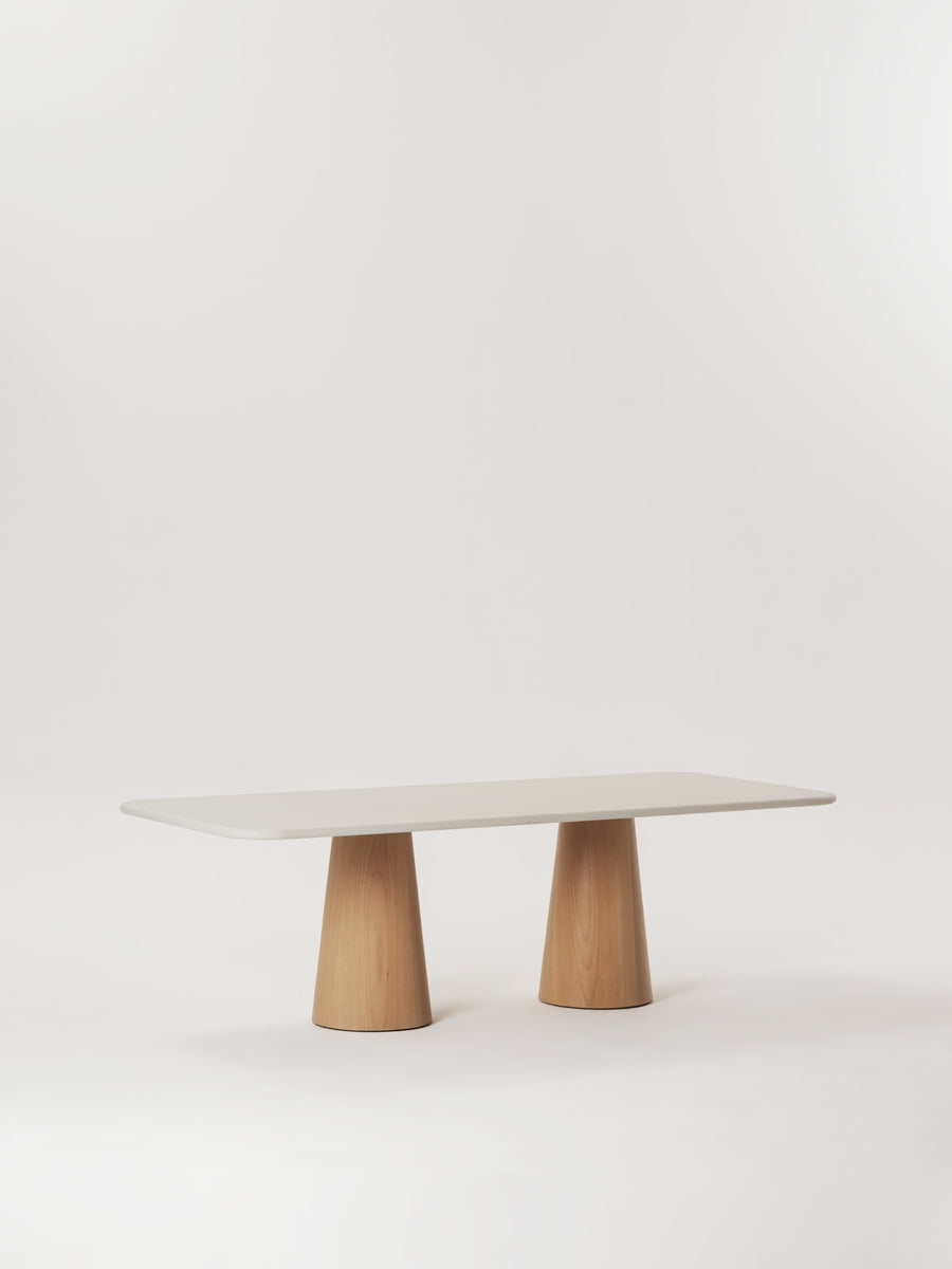 Table à manger Melna ronde en bois