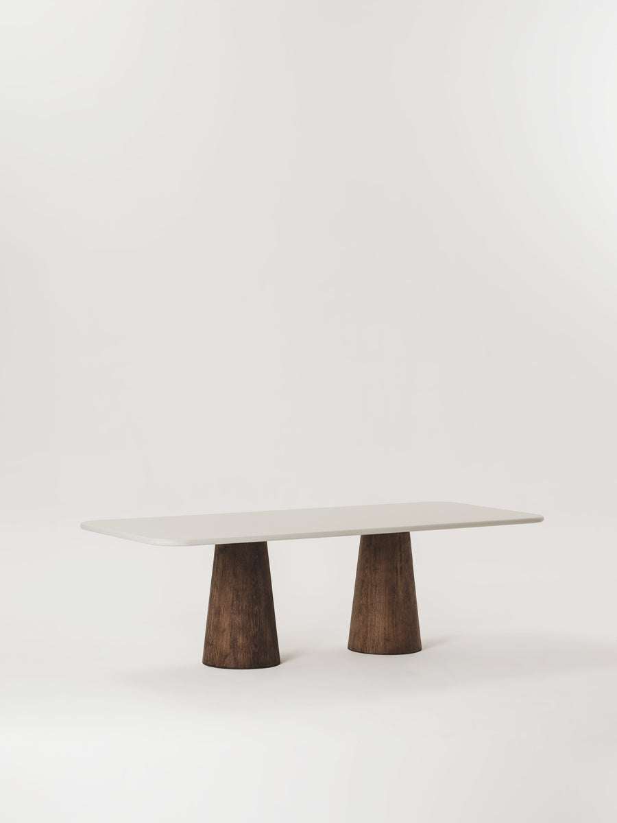 Table à manger Melna ronde en bois