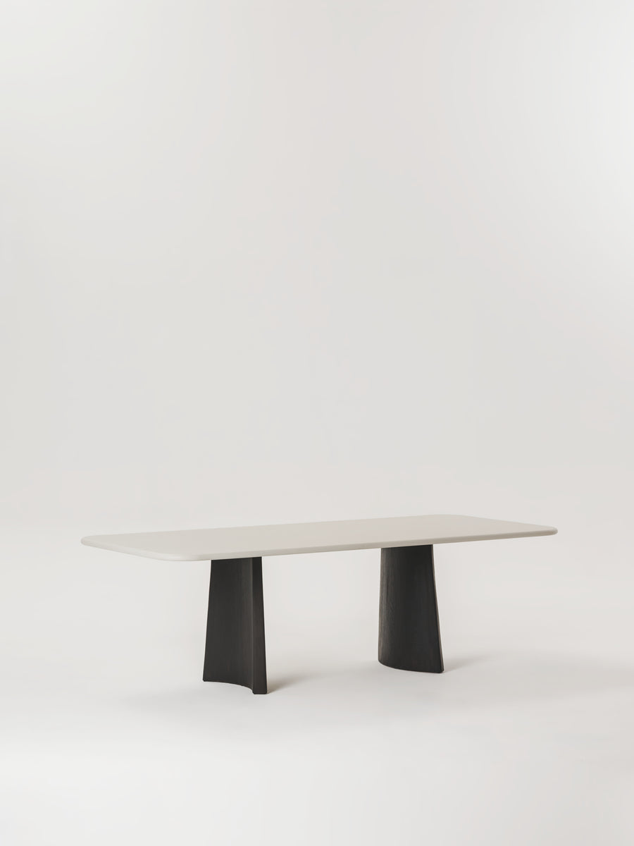 Mesa de comedor Vaste ovalada de madera