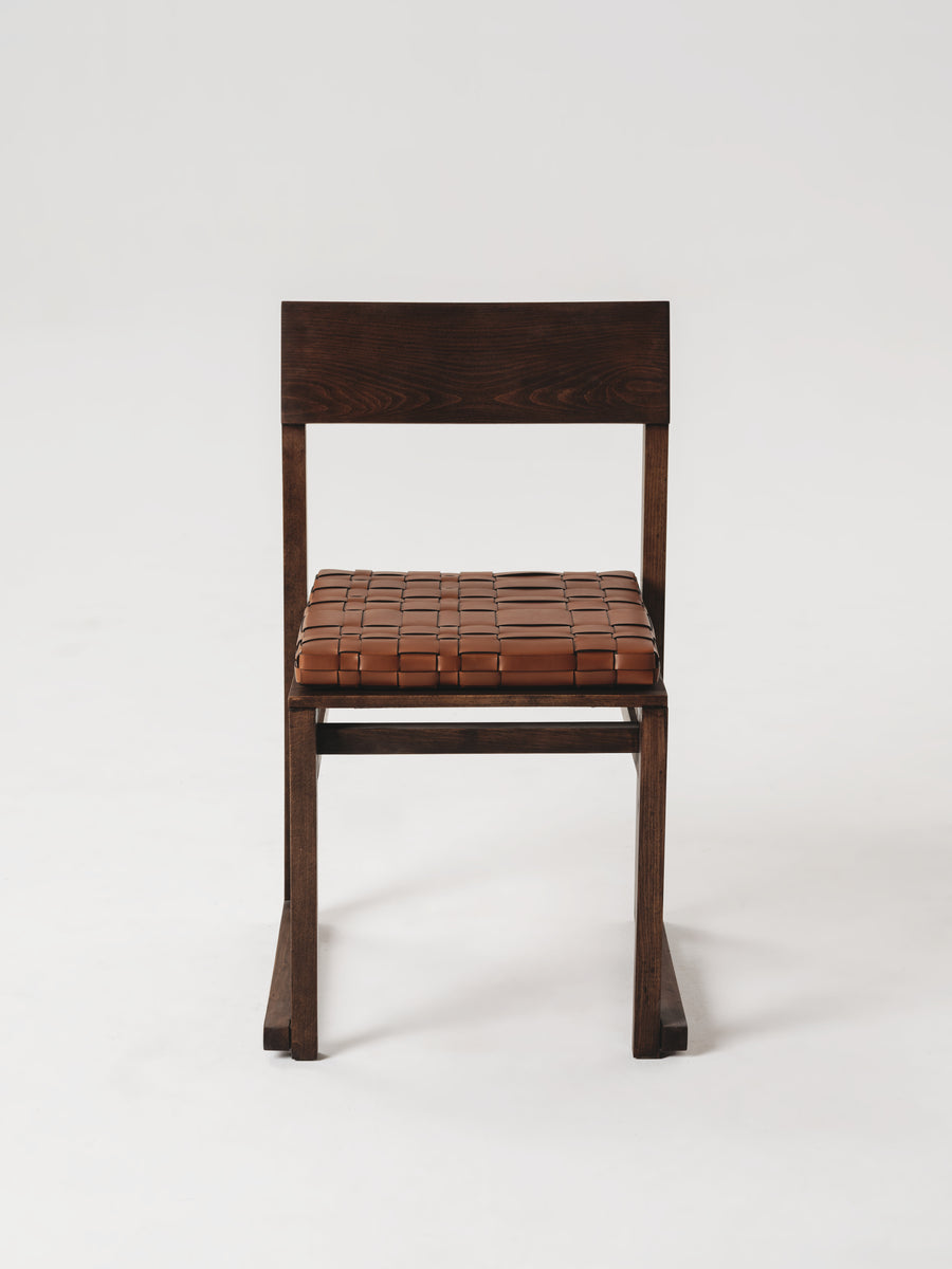 Trenzar leather cushion