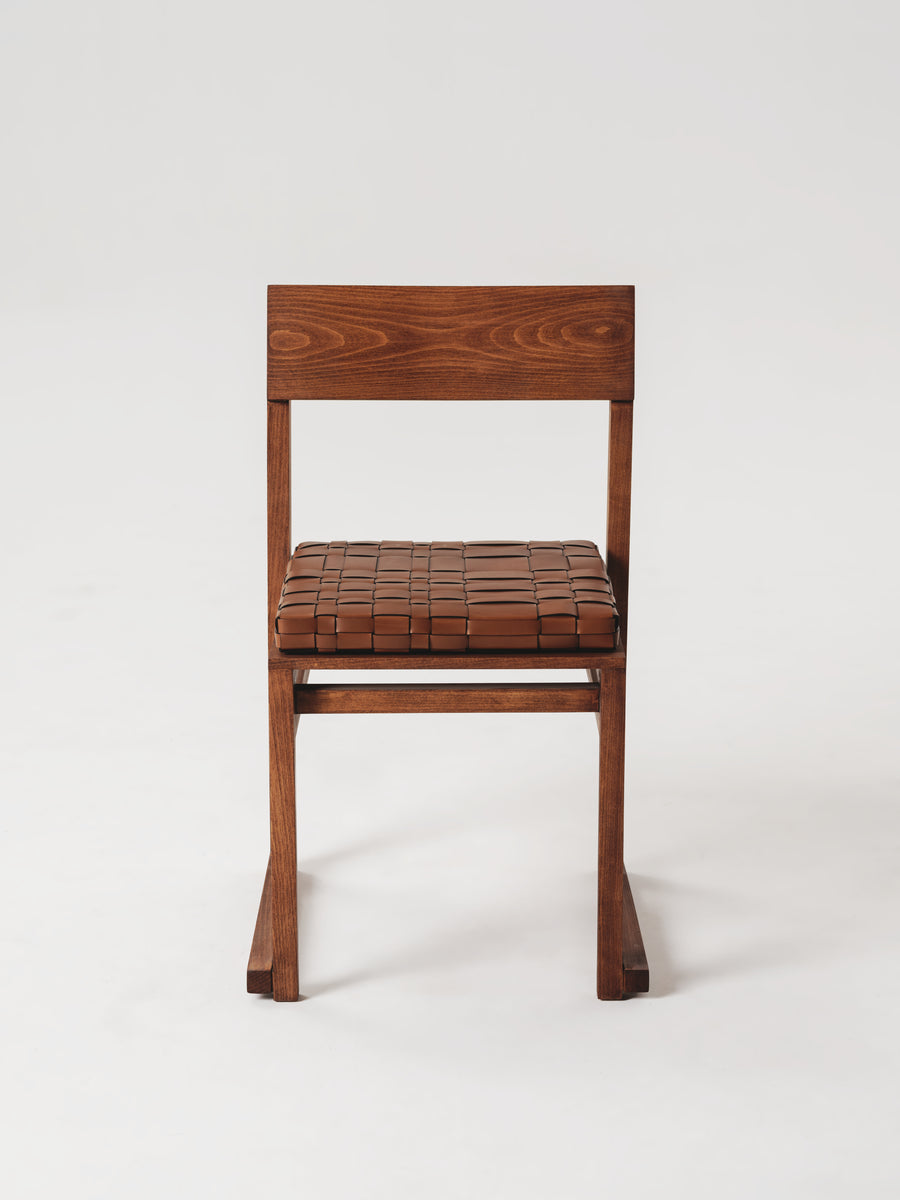 Trenzar leather cushion