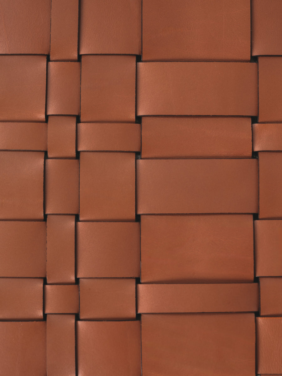 Trenzar leather cushion