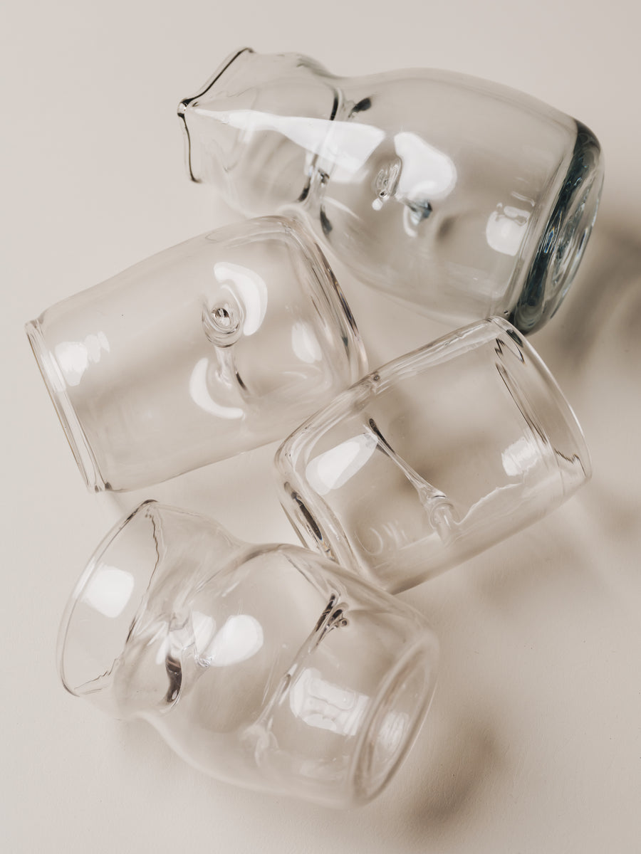 Trenzar vaso de cristal soplado — Marlot Baus