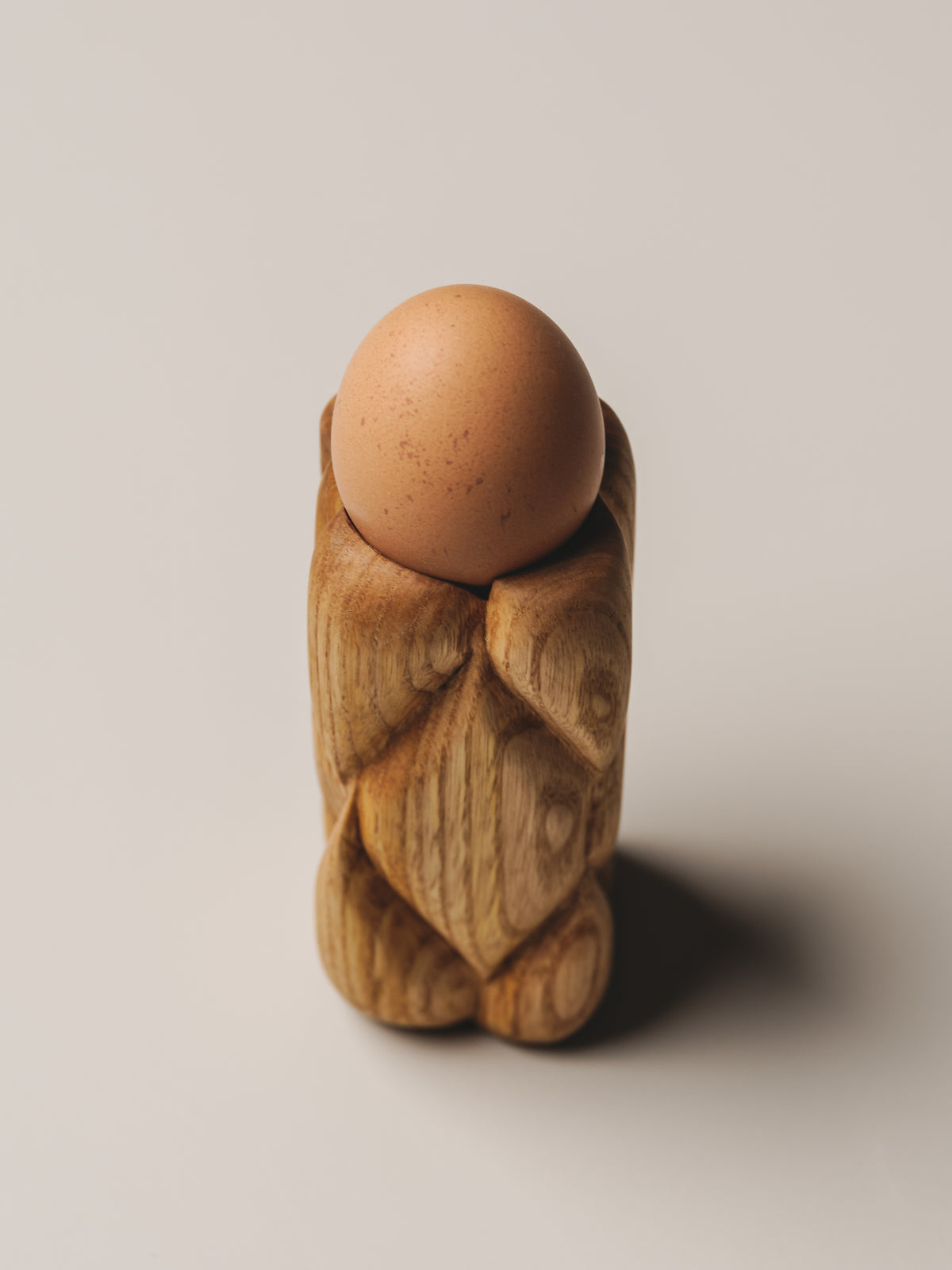 Chestnut wood Egg Cup