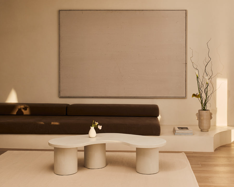 Mesa de centro Parmigiano de microcemento — Marlot Baus
