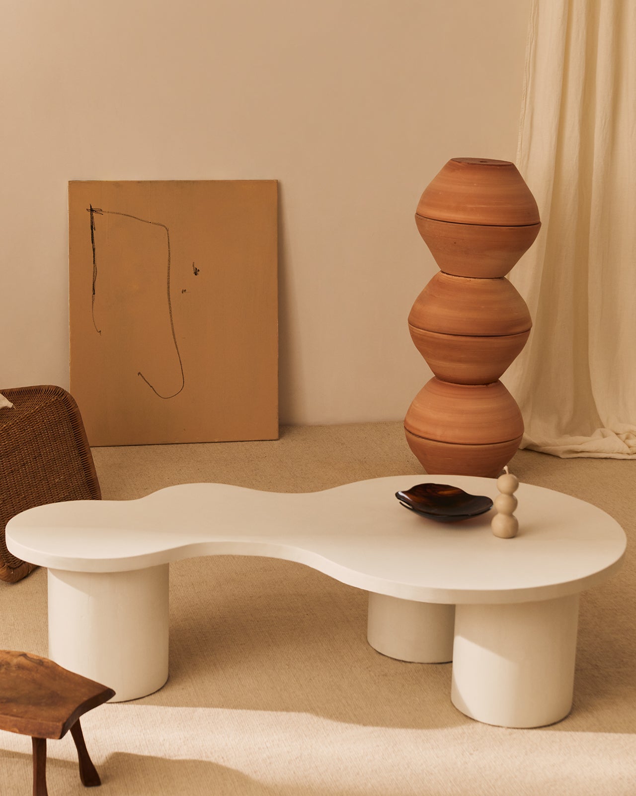 Ahumado Coffee Table Microcement | Marlot Baus