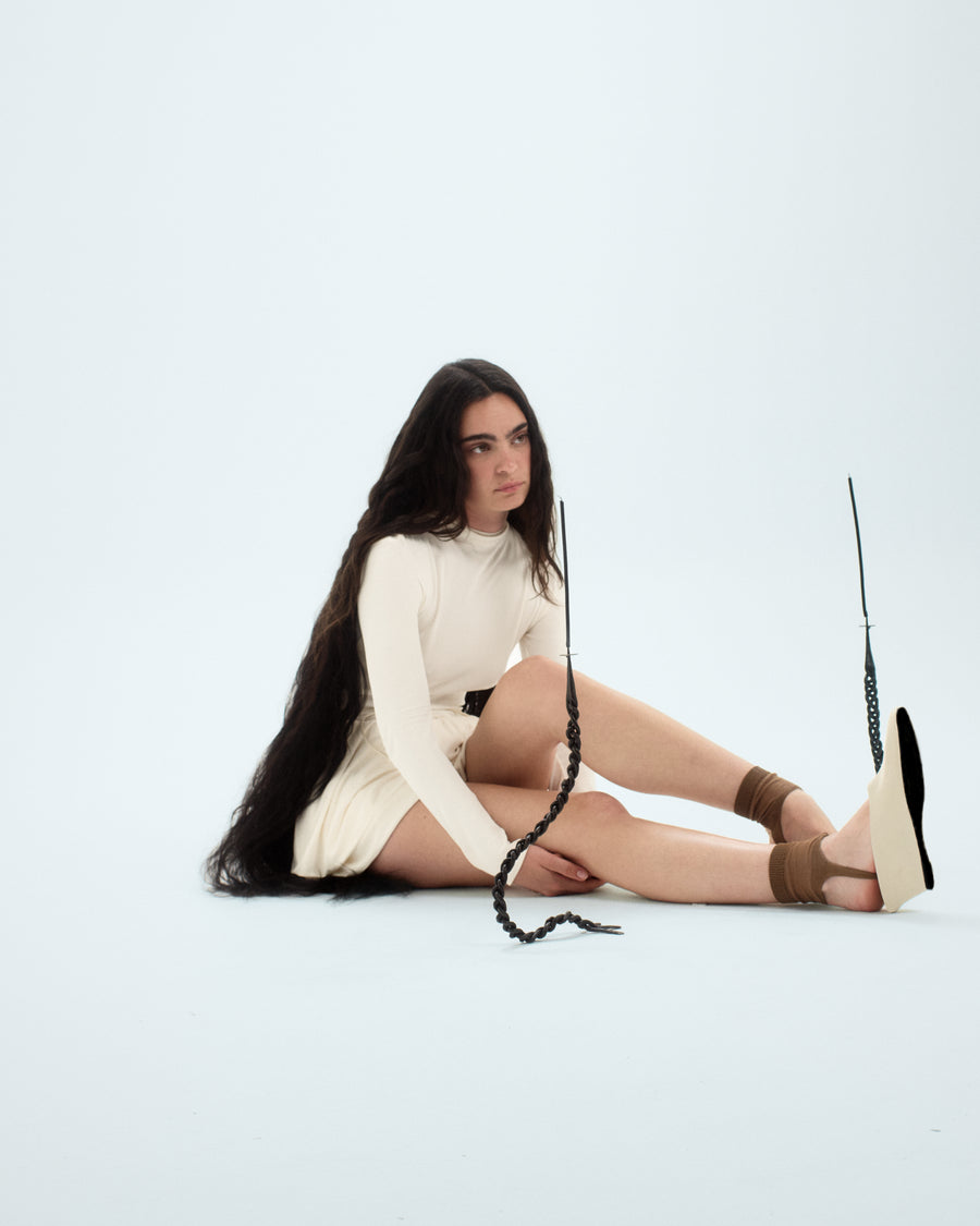 Trenzar candelabro de hierro — Marlot Baus