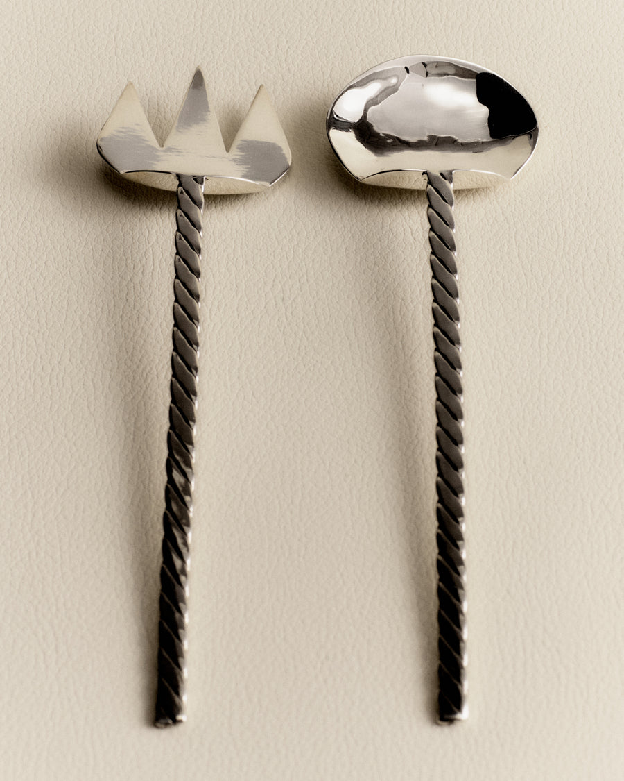 Trenzar cubiertos de plata — Marlot Baus