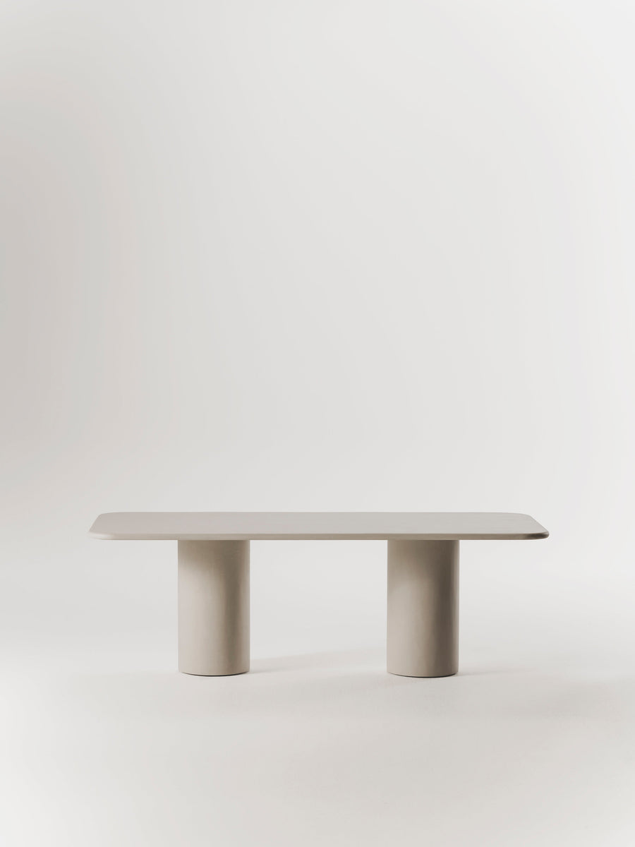 Julinha dining table in white beech