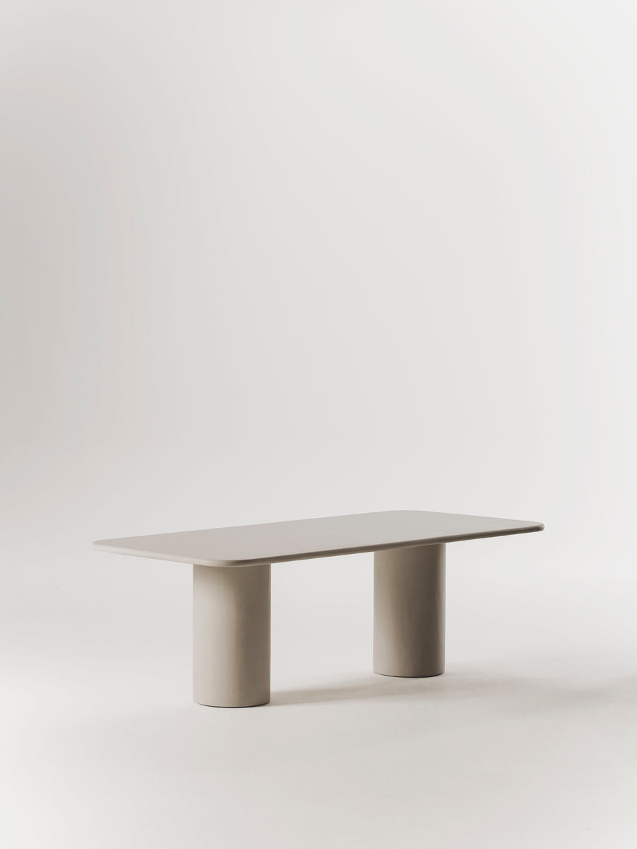 Julinha dining table in white beech